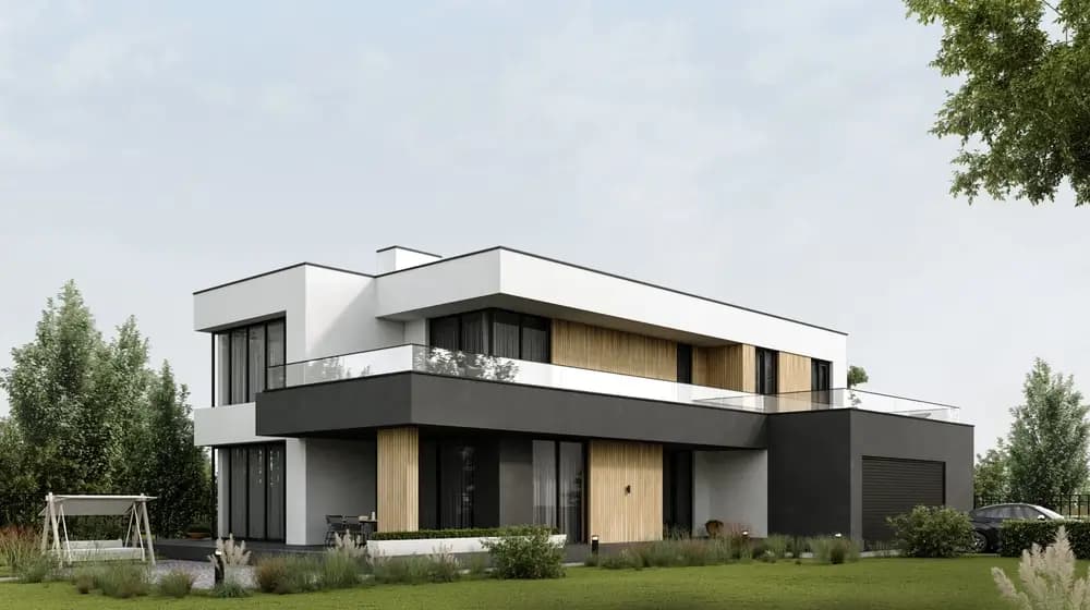 וילה כפרית מודרנית